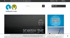 Desktop Screenshot of eshop.rybolovalov.cz